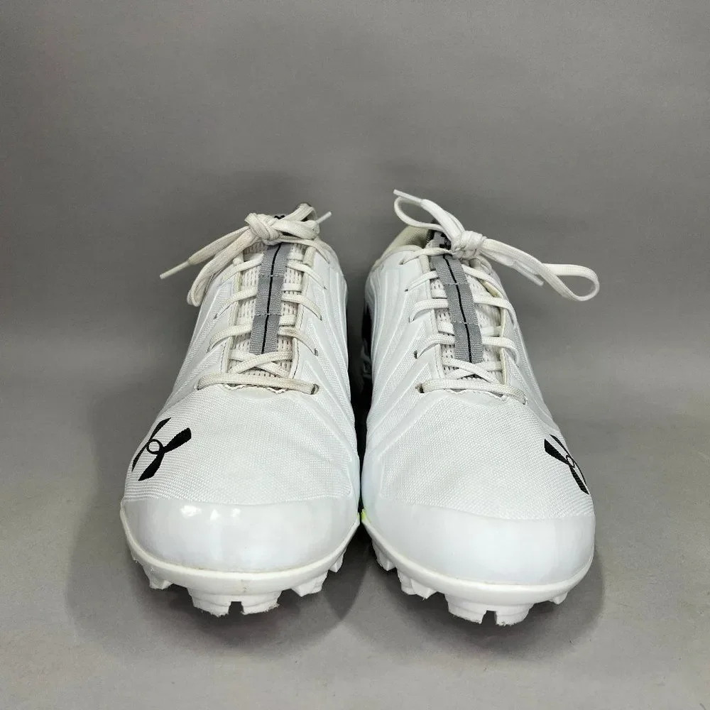Under Armour Nitro Football Cleats Mens Size 15 White Black Athletic Performance